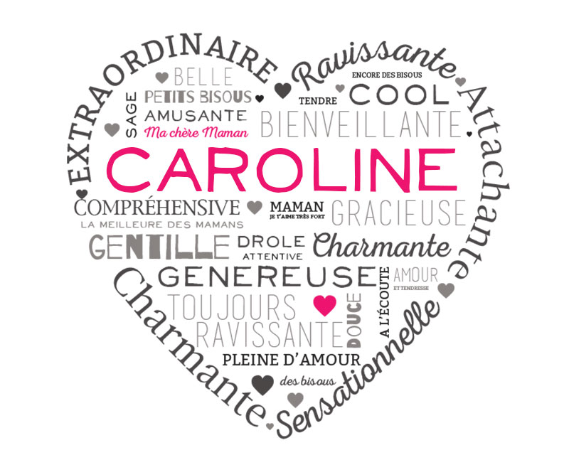 Tablier petits mots pour Maman