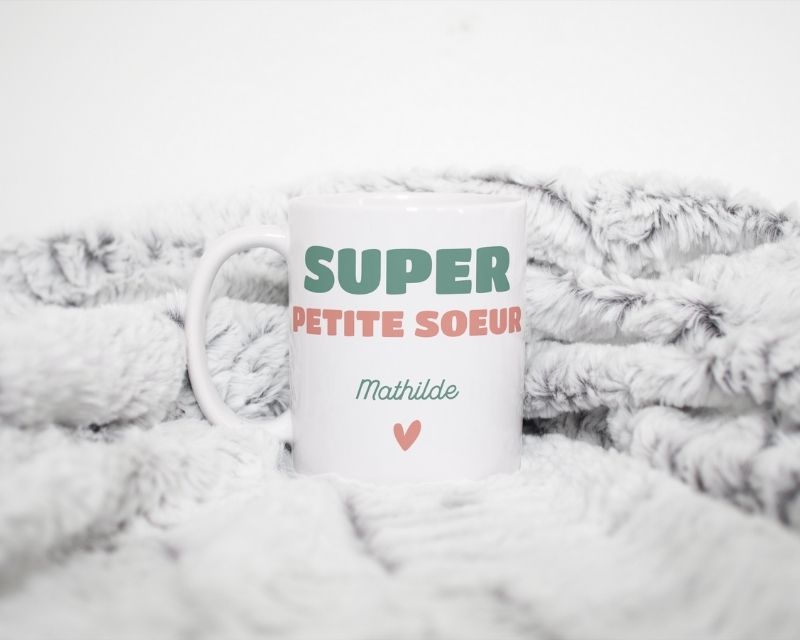 Mug personnalisé - Super Petite soeur