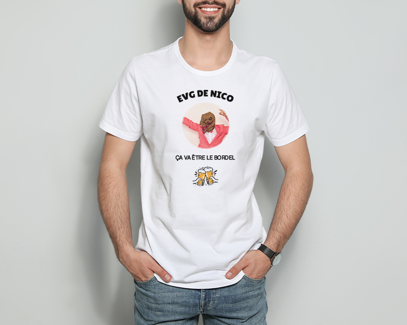 T-shirt homme personnalisé - EVG