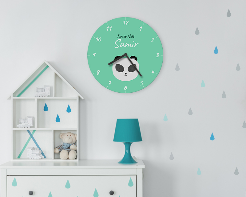 Horloge Personnalisable - Petit Panda