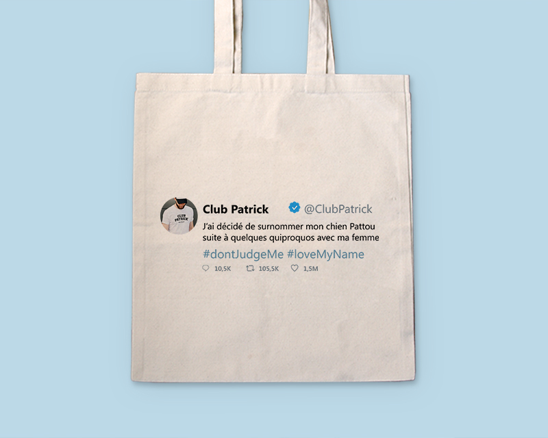 Tote Bag Personnalisable - Tweet Célèbre - 100% coton naturel