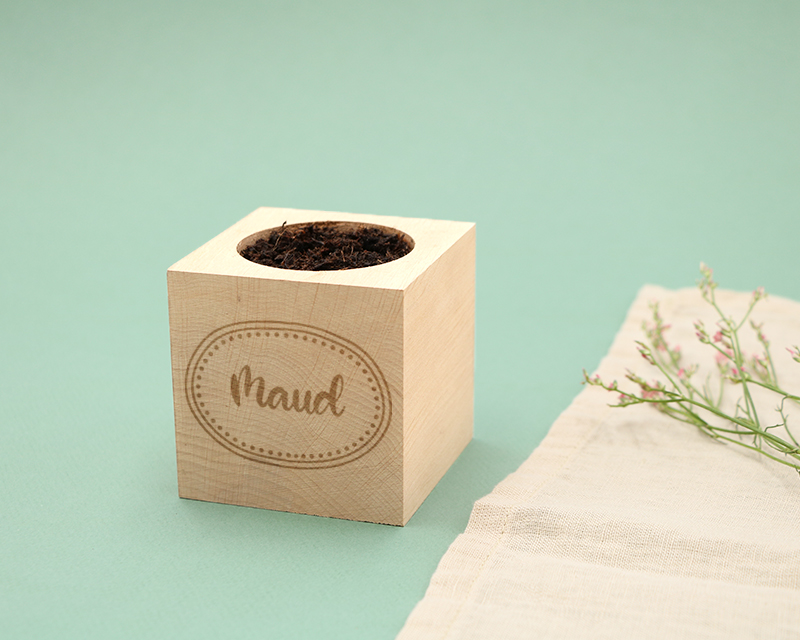 Ecocube personnalisé - Message