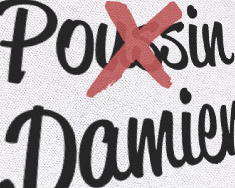 T-shirt blanc Homme - Respecte mon Prénom