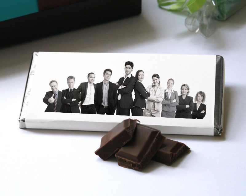 Tablette de chocolat Mon entreprise