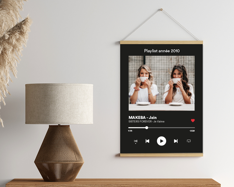 Affiche personnalisée - Spotify