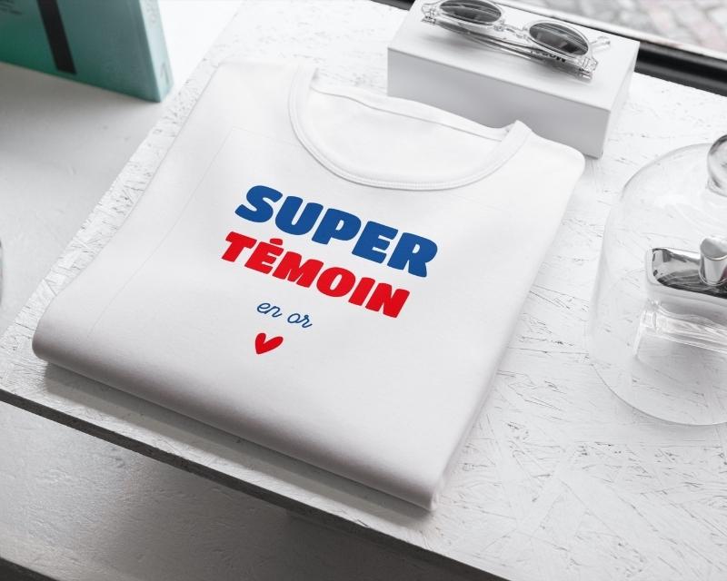 T-shirt homme personnalisé - Super Témoin