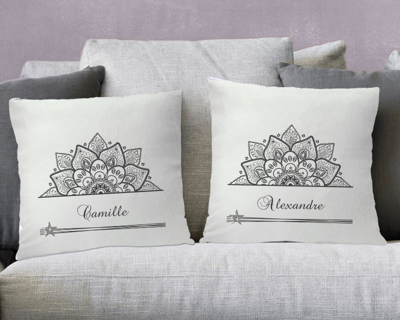 Coussin personnalisé - Étoile Cristaux Swarovski®