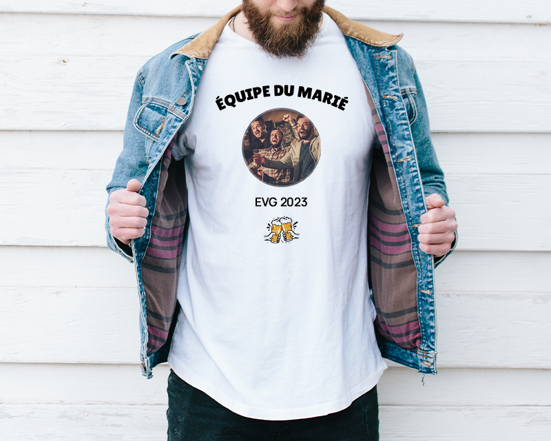 T-shirt homme personnalisé - EVG