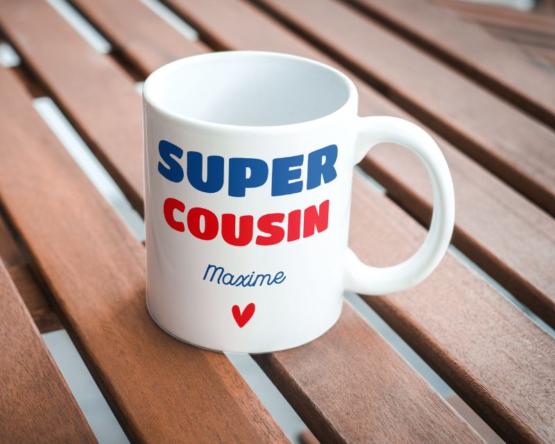 Mug personnalisé - Super Cousin