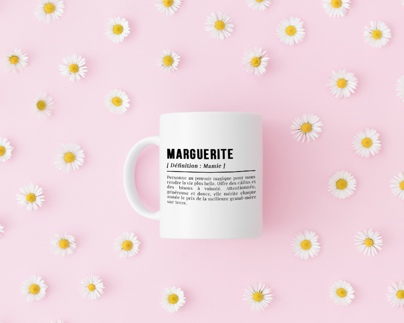 Mug Définition avec photo - Mamie