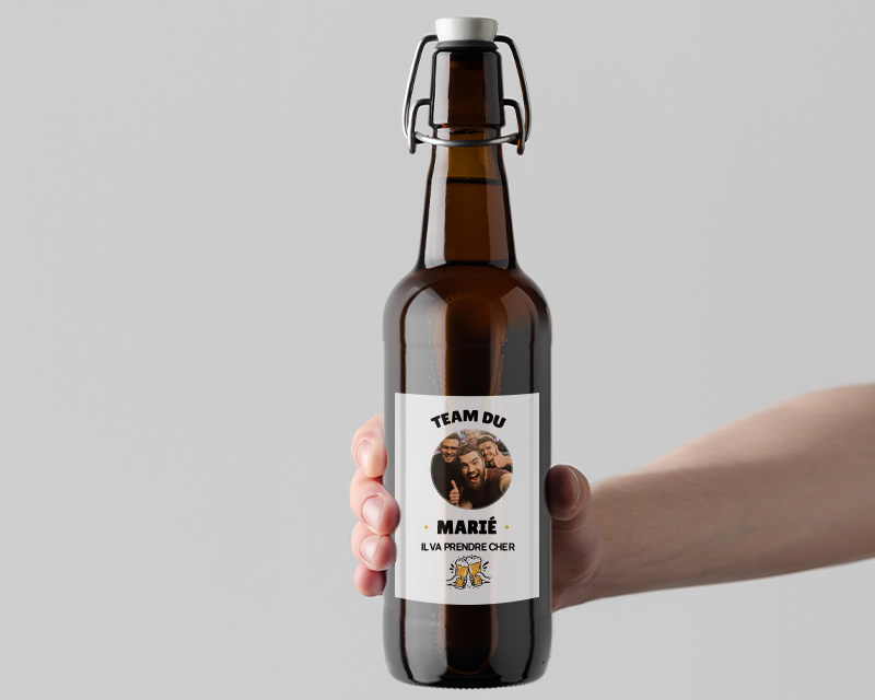 Bouteille de bière bio personnalisable - EVG