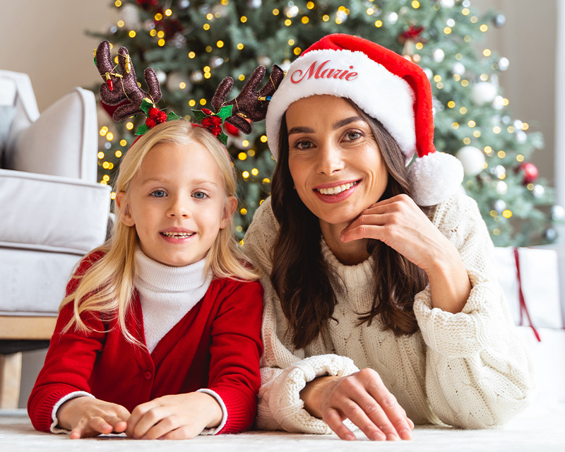 Bonnet du Père Noël personnalisable