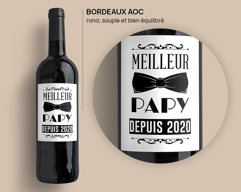 Bouteilles de vin de Bordeaux - Meilleur Grand-Père