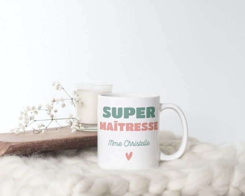 Mug personnalisé - Super Maîtresse