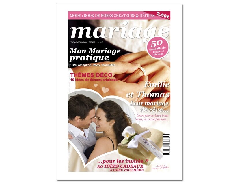 Fausse Une de Magazine - Mariage