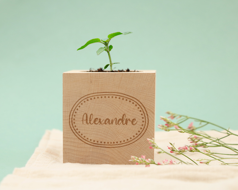 Ecocube personnalisé - Message