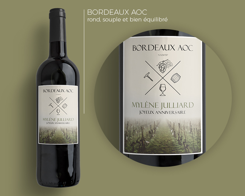 Bouteilles de Vins de Bordeaux - Vigne