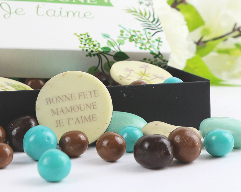 Boîte de chocolats Personnalisable -  Collection Fleurie