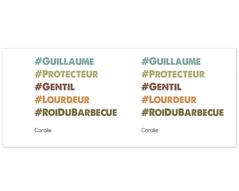 Mug personnalisé - Hashtag - Entreprises