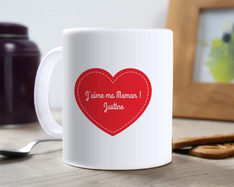 Mug personnalisé - « J'aime ma Maman »