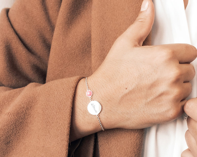 Pierre nacre - Bracelet nacre - Bracelet de Douceur