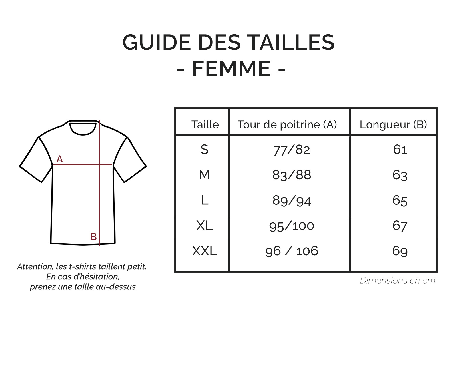 T-shirt brodé Mariage pour femme