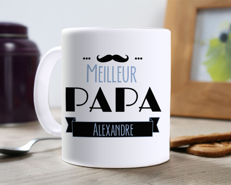Mug personnalisé - Papa Rétro