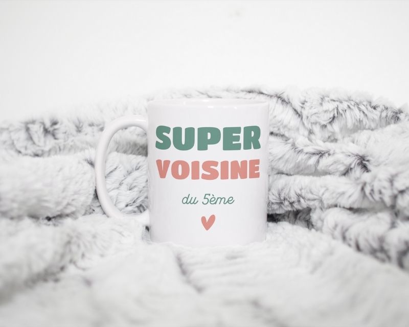 Mug personnalisé - Super Voisine