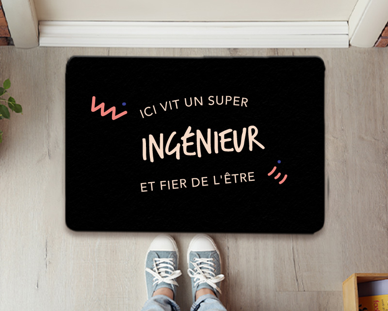 Paillasson personnalisé - Ingénieur