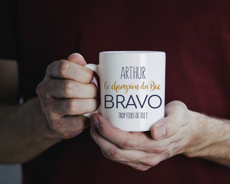 Mug personnalisé - Diplomé(e)