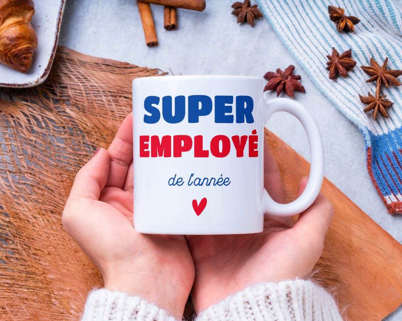 Mug personnalisé - Super Employé