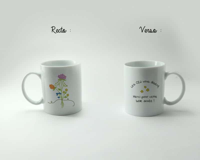 Mug personnalisé - Remerciement