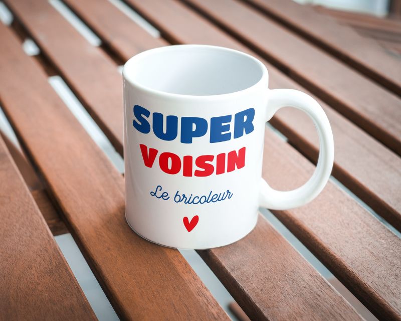 Mug personnalisé - Super Voisin