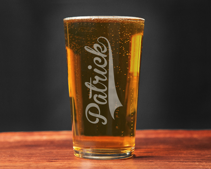 Verre à bière personnalisé - Prénom