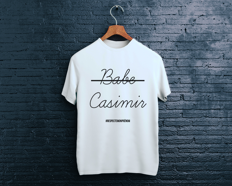 T-shirt blanc Homme - Respect My Name