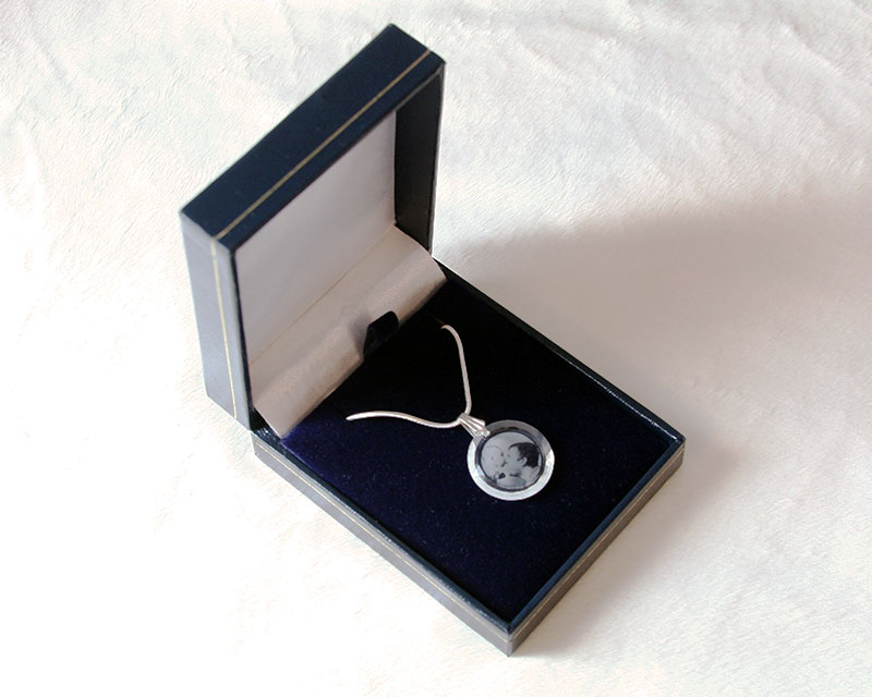 Pendentif Cristal Swarovski® Rond Photo