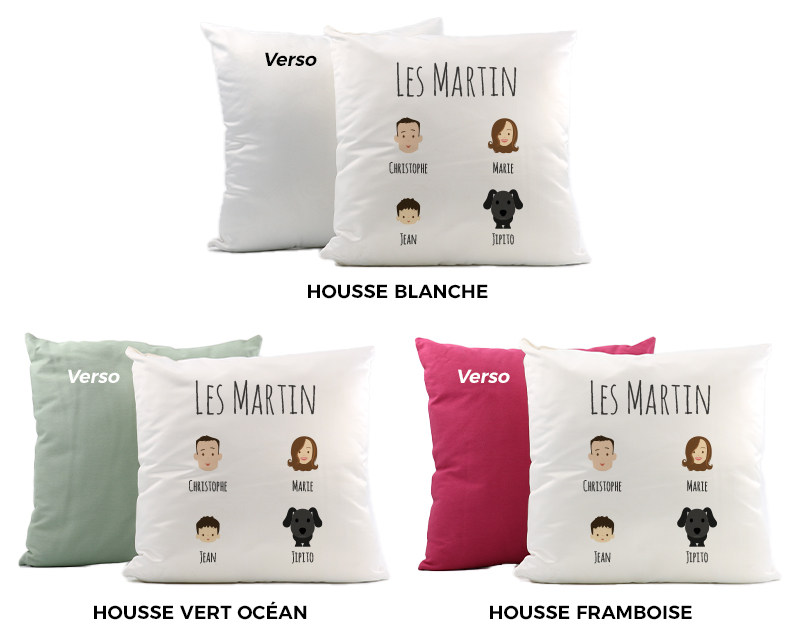 Coussin personnalisé - Family Circus