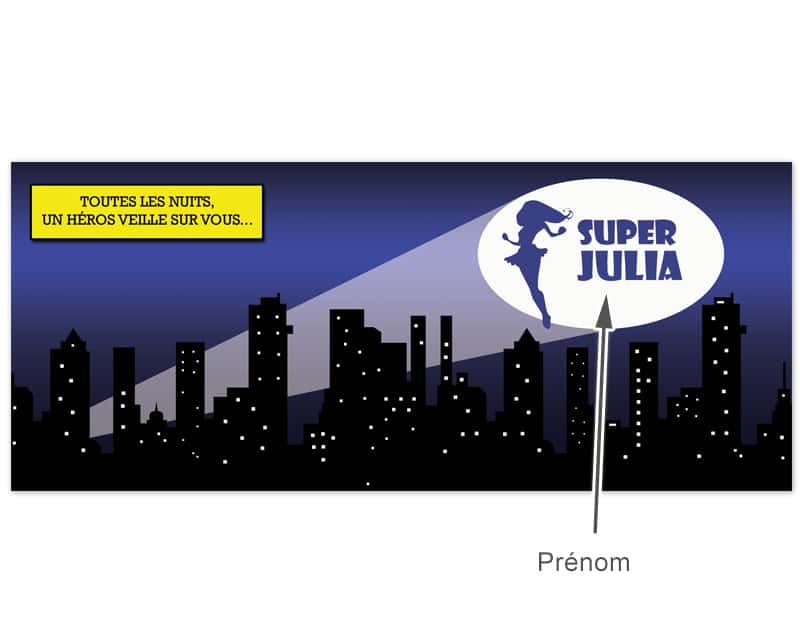 Mug personnalisé - Super Héroïne
