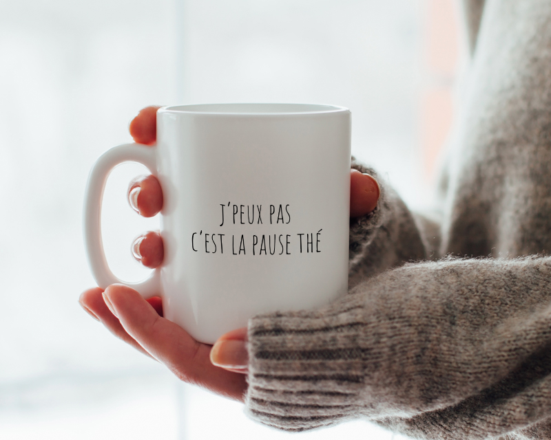 Mug personnalisé - Blanc