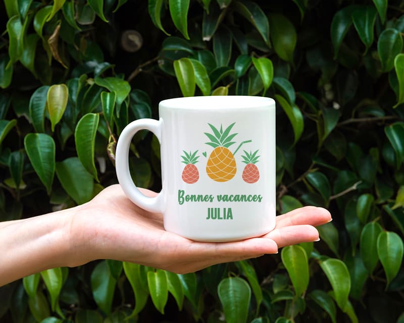 Mug personnalisé - Été Ananas