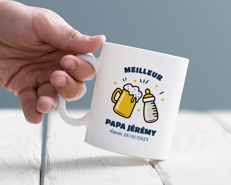 Mug personnalisé - Chacun son biberon !