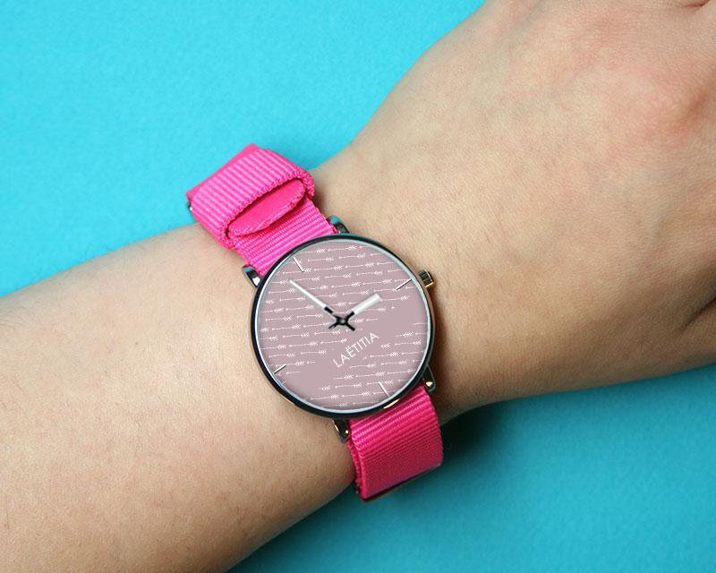 Montre duo Rose Message