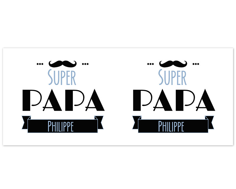 Mug personnalisé - Papa Rétro