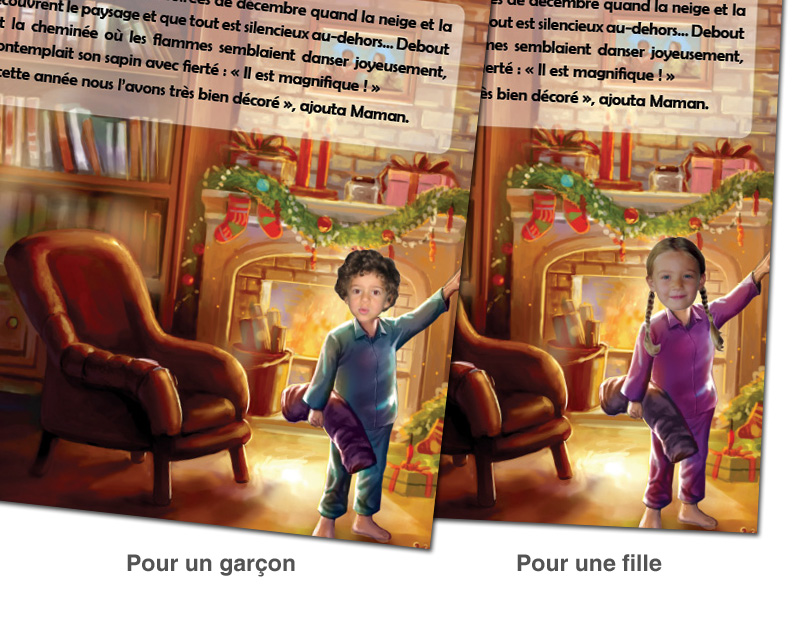 Le Livre personnalisé : Au Pays du Père Noël