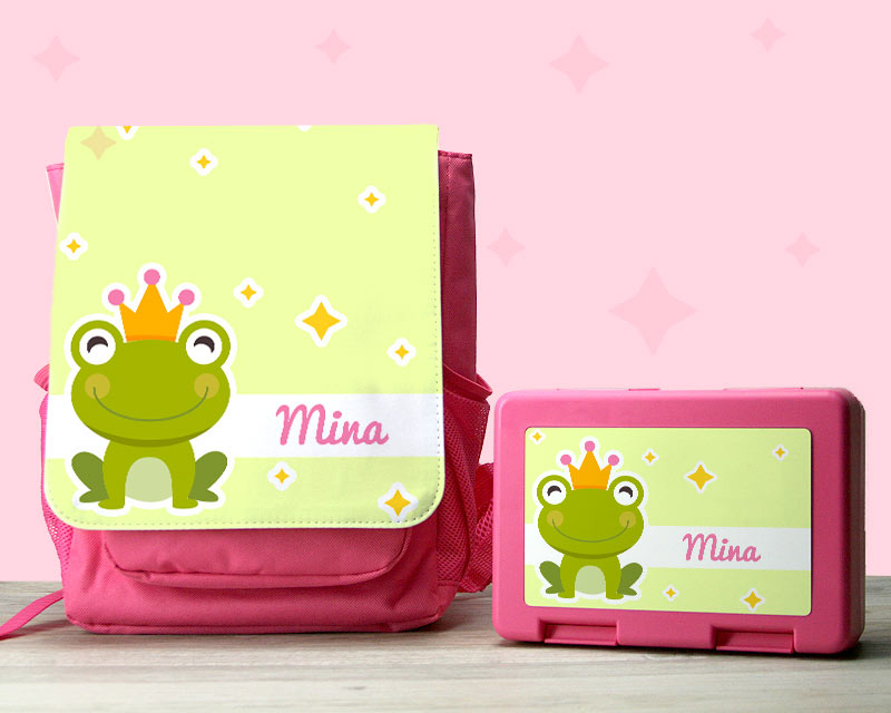 Sac à dos et sa boîte à goûter Grenouille étoilée