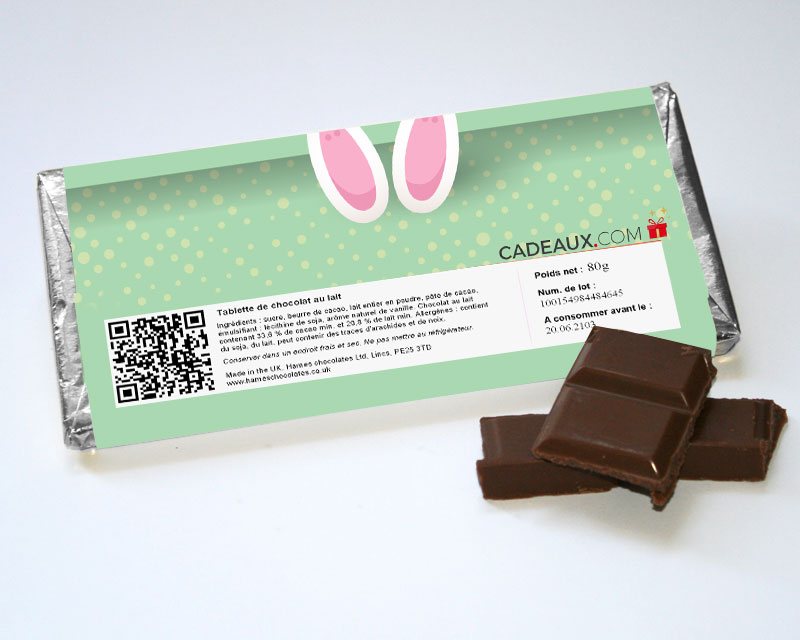 Tablette de chocolat Petit Lapin