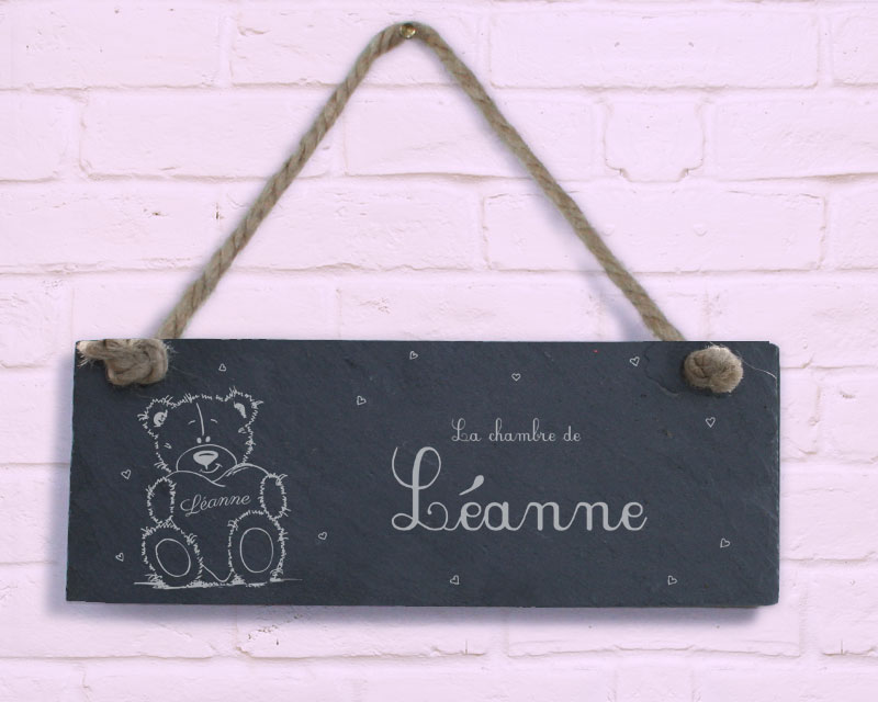 Plaque de porte enfant - Teddy Bear Câlin
