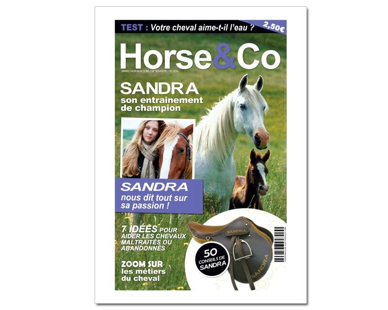 Fausse Une de Magazine - Cheval