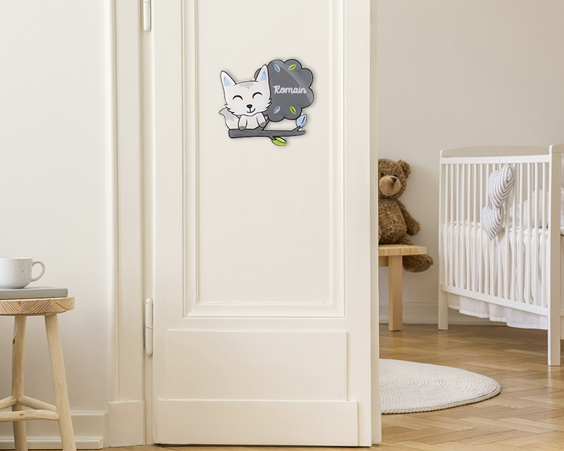 Plaque décorative Personnalisable - Renard