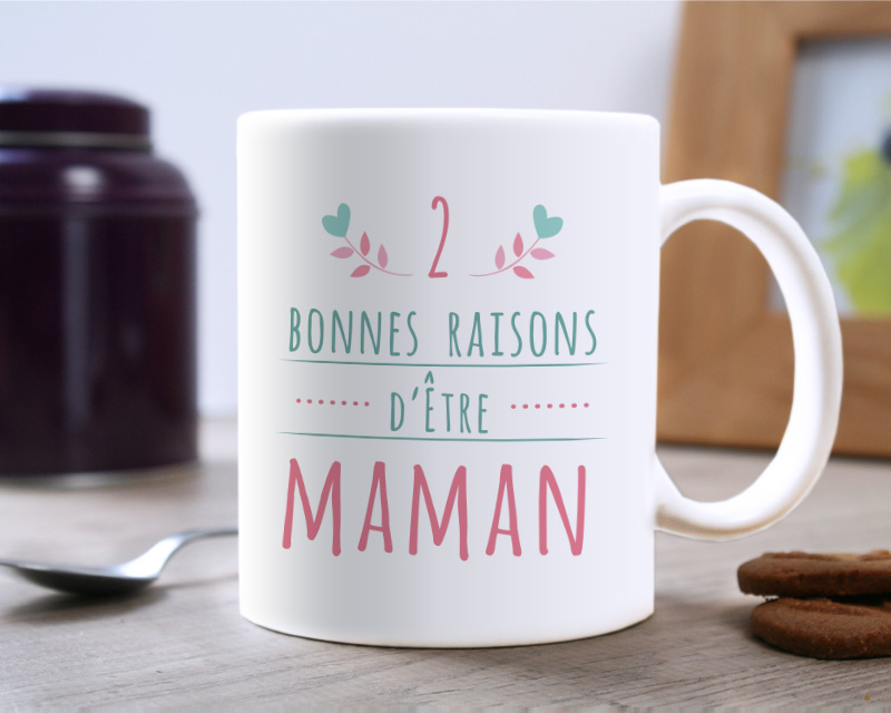 Mug personnalisé - Les bonnes raisons d'être une Maman - Family Circus